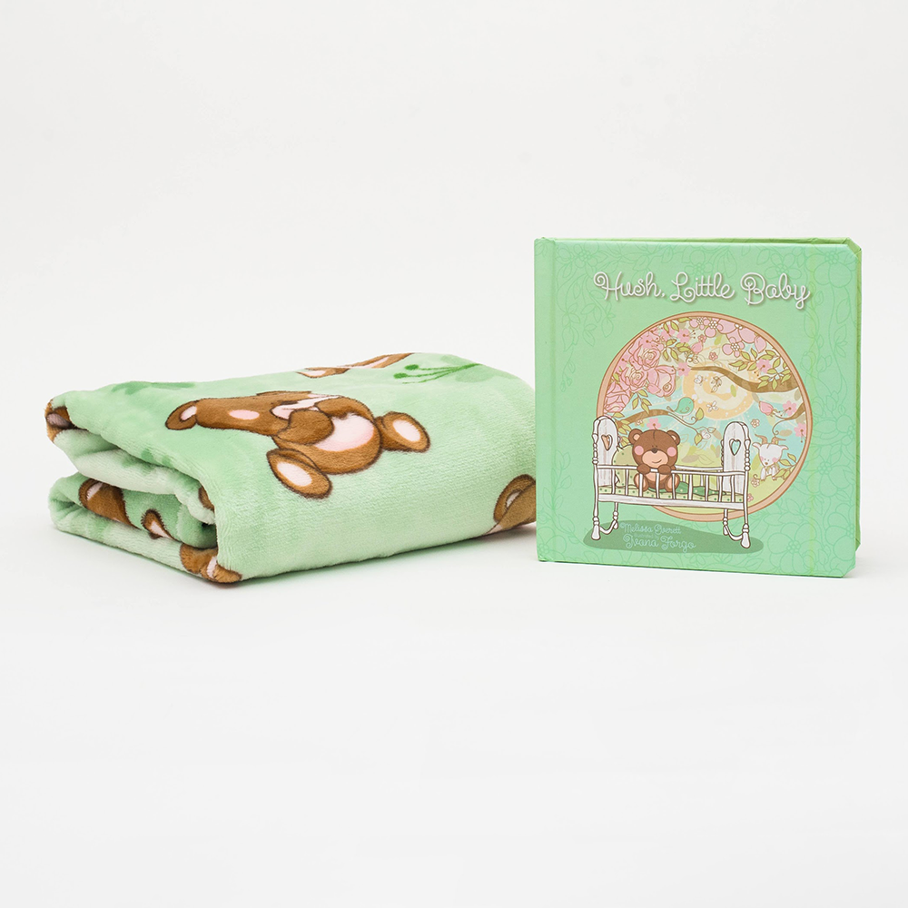 Hush Little Baby Blanket and Book Set from Binks and Books